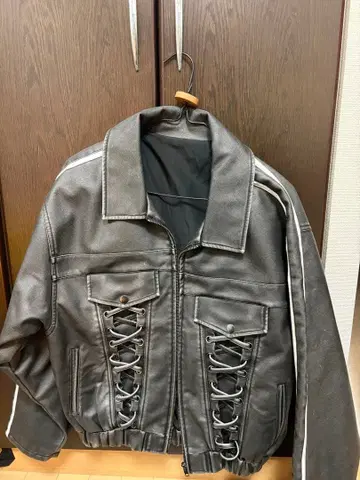 Darich 레이스업 그레이 자켓