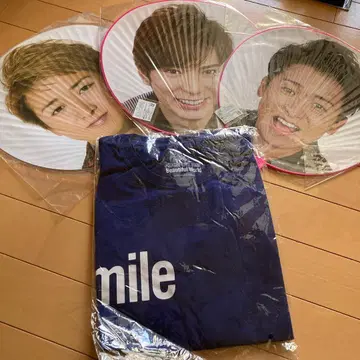 ARASHI Beautiful World 부채 셔츠 세트