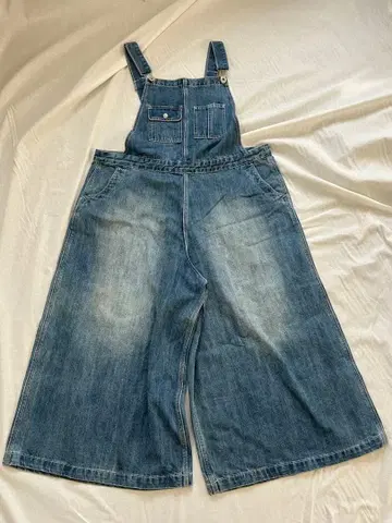 안티카 데님 블루 와이드 레그 살로펫