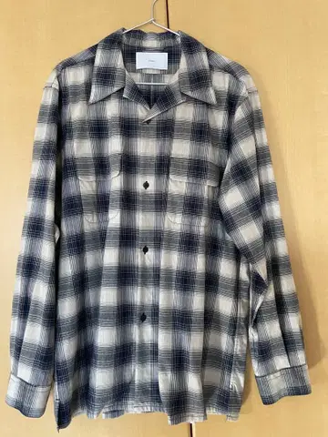 [ 정가46200 ] SUGARHILL / 옴브레 셔츠/파랑