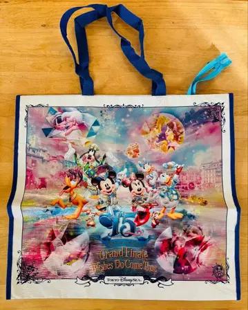 새상품 쇼핑백 L 사이즈 도쿄디즈니씨 15주년 한정판
