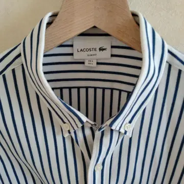 LACOSTE 슬림핏 긴팔 셔츠 L