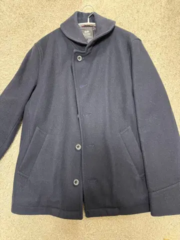 BEAMS HEART 네이비 피 코트 L 사이즈