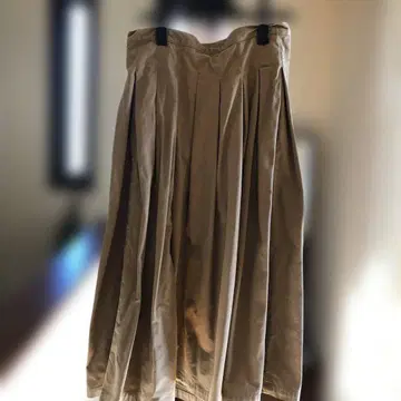 GRANDMA MAMA DAUGHTER 베이지 플리츠 스커트