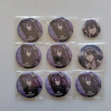 니지산지 나가오 케이 캔뱃지 세트