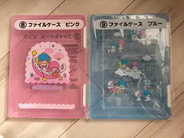 산리오 복권 키키라라 파일 케이스 2개 세트