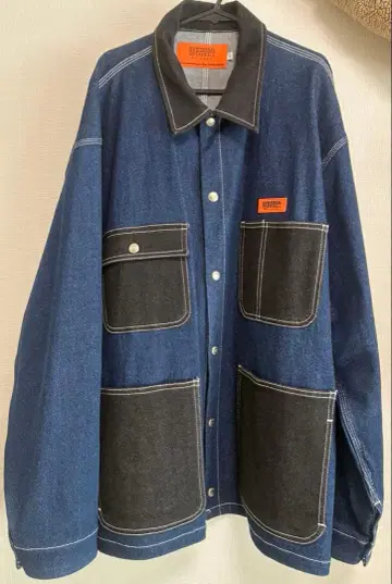 데님 자켓 커버올 universal overall