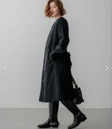 [ 발수 가공 ] 충전솜 패딩 돌먼 코트