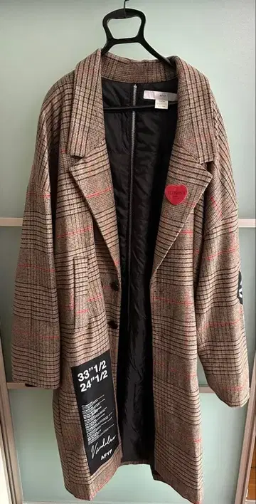 로프트 스키 AFYF 빅 실루엣 롱 코트 rovtski