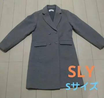 SLY 체스터 코트 그레이 S 사이즈