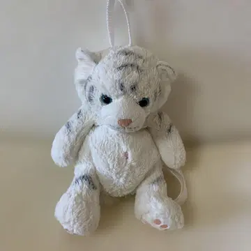 화이트 타이거 럭색형 봉제 인형