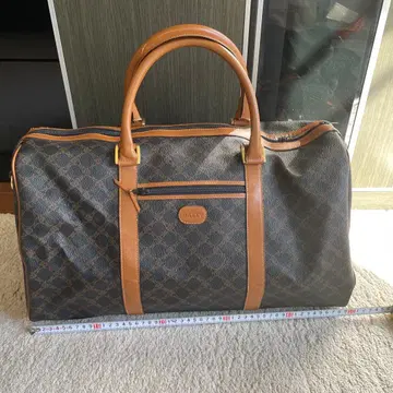 BALLY 보스턴 백 여행용 백 다크 브라운 카멜 대용량