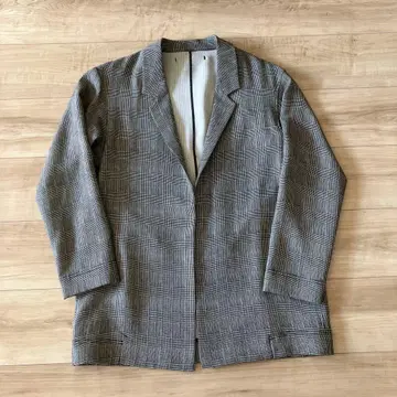 UNITED ARROWS & SONS 체크 무늬 테일러 칼라 자켓