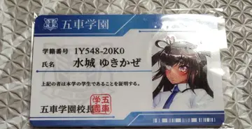 대마인 미즈키 유키카제 고샤 학원 학생증 세트 대마인 rpg