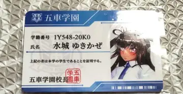 대마인 미즈키 유키카제 고샤 학원 학생증 세트 대마인 rpg