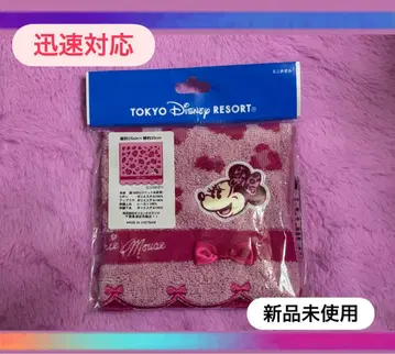 미사용 새상품 디즈니 미니 마우스 레오파드 표범 무늬 미니 타월