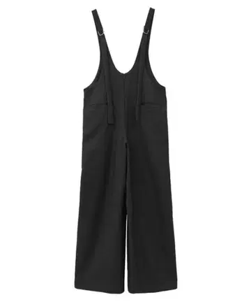 CLANE U NECK TUCK SALOPETTE PANTS