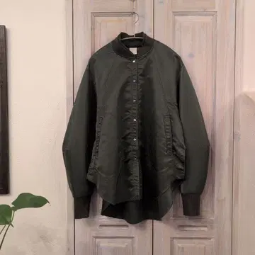 갸루 데코 컬렉티브 블루종 카키 올리브 밀리터리 계열