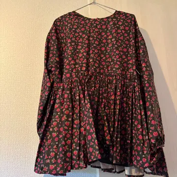 LITTLE SUNNY BITE 꽃무늬 긴팔 블라우스 S