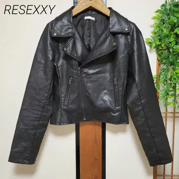RESEXXY 리젝시 더블 라이더 자켓 블랙
