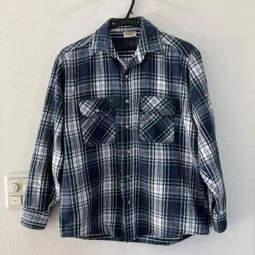 FIVE BROTHER 미국제 체크 무늬 플란넬 셔츠 M
