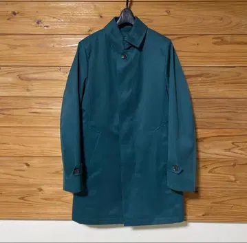 SUIT SELECT 다크 그린 스텐카라 코트 일본제