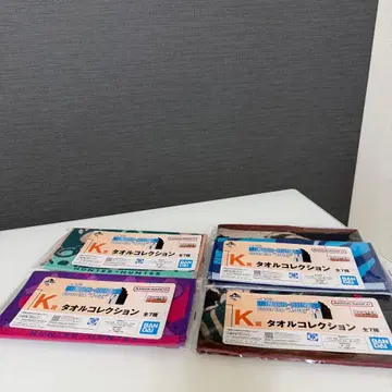 HUNTER x HUNTER 제일복권 K상 타월 컬렉션 4장 세트