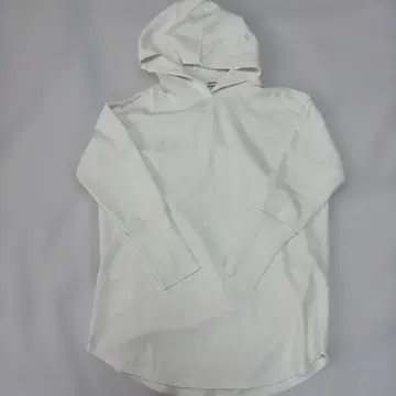 DouDoi 화이트 후드 부착 후드티