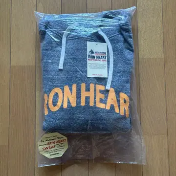 IRON HEART 그레이 후드티 S