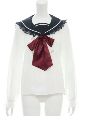 세일러 프릴 블라우스