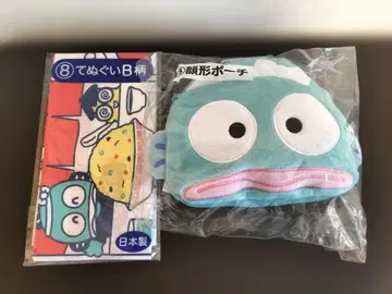 한교동 수건 & 얼굴형 파우치 세트 산리오 SANRIO 제일복권