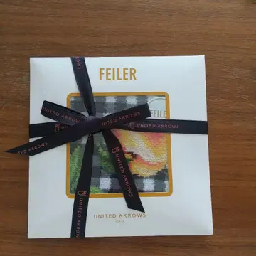 유나이티드 애로우즈 별주 FEILER 손수건 기프트용 랩핑