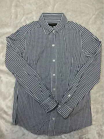 UNITED ARROWS 체크 무늬 셔츠 38