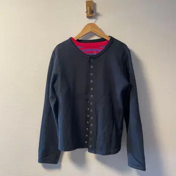 BEAMS BOY 블랙 버튼 가디건