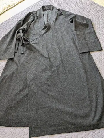 MUJI 다크 그레이 츄파 코트