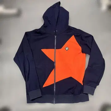 V TWELVE 후드 부착 후드티 XL 네이비