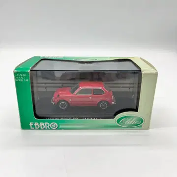 EBBRO 1:43 스케일 혼다 CIVIC RS 1974 레드