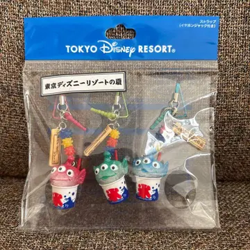 디즈니 그린멘 빙수 키링