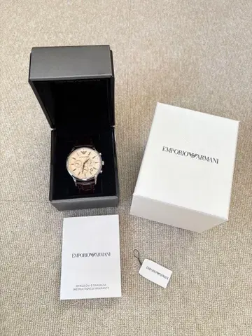 아르마니 남성용 손목시계 AR-2433 QZ 크로노그래프