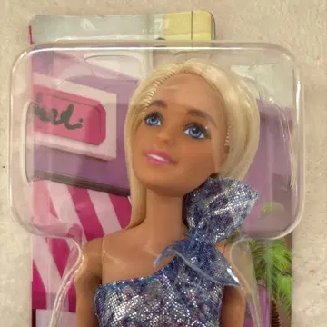 새상품 바비 파란색 드레스 인형 본체