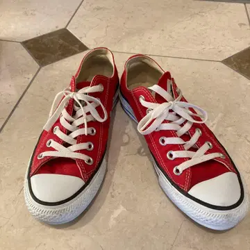 CONVERSE ALL STAR 레드 스니커즈 US 5.5