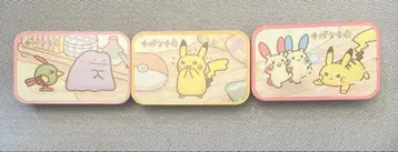 포켓몬 센터 한정판 십포켓십색 프티캔 컬렉션 3개 세트