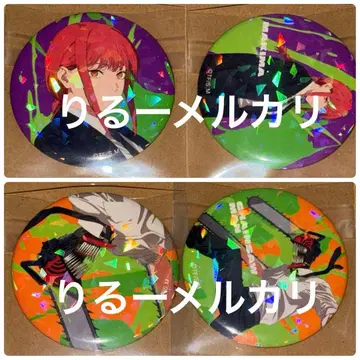 체인소 맨 이펙트 캔뱃지 마키마 덴지