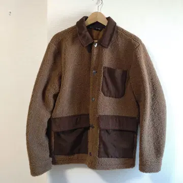 ZARA 자라 보아 코디 로이 자켓 포켓 워크 블루종 브라운 M