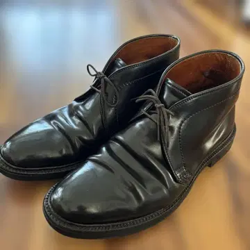 ALDEN 1340 블랙 가죽 처카 부츠 8