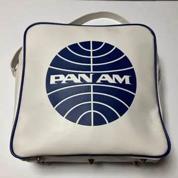 PAN AM 숄더백 화이트 레트로