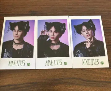 초특급 NINE LIVES REAL? 미니 사진 타쿠야 3장 세트