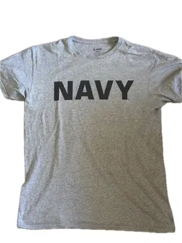 SOFFE T셔츠 NAVY 그레이