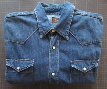 F.O.B 데님 웨스턴 셔츠 일본제
