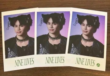 초특급 NINE LIVES REAL? 미니 사진 타쿠야 3장 세트